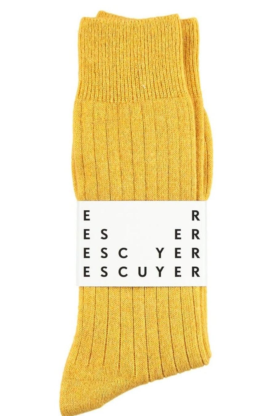 Escuyer Cashmere Socks Yellow - Escuyer Hot