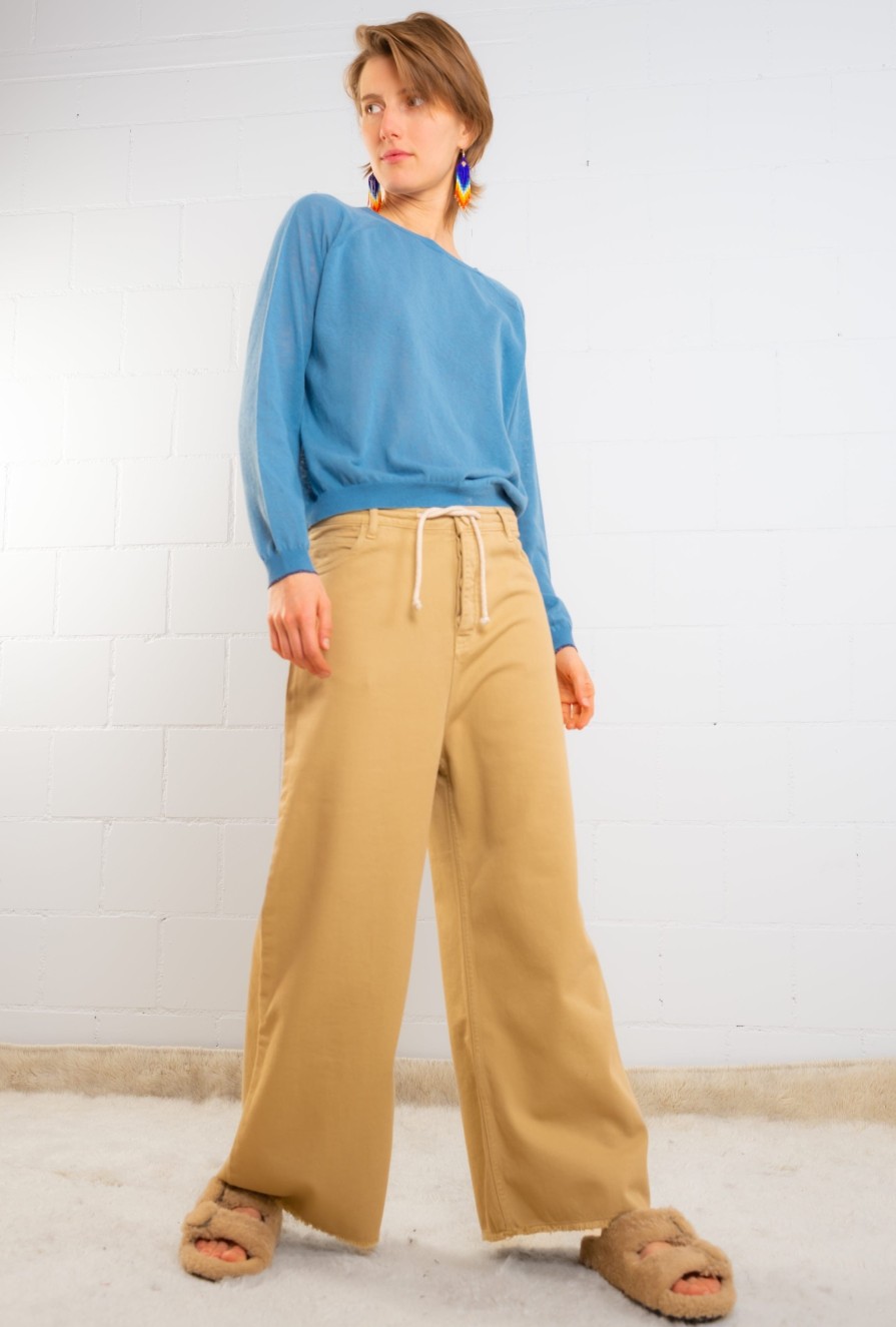 Happy Haus Happy Haus Le Pantalon Oversize In Beige New