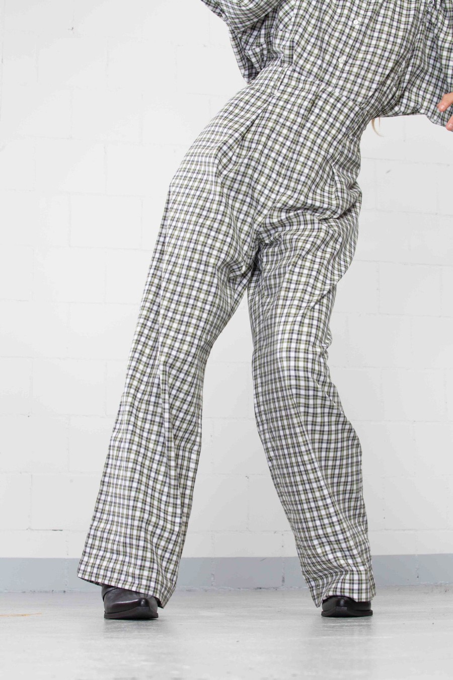 ByAdushka Londra Checkered Pants Clearance