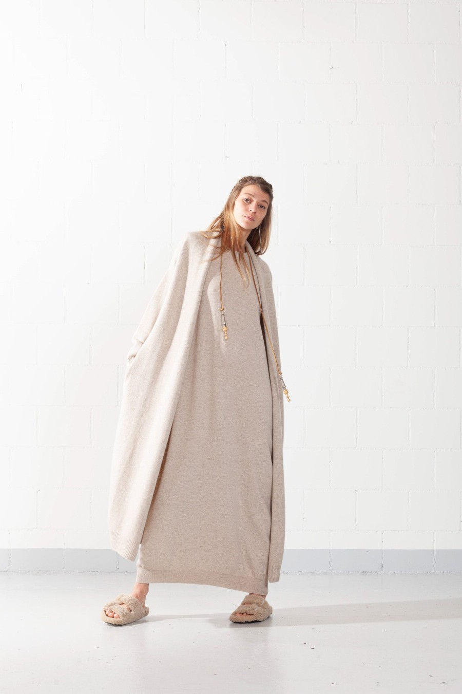 ByAdushka Natural Cashmere Dress Clearance