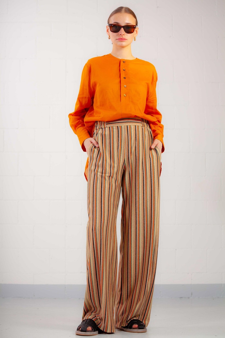 Momoni Baccarat Striped Pants Hot