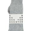 Escuyer Cashmere Socks Light Grey - Escuyer Wholesale