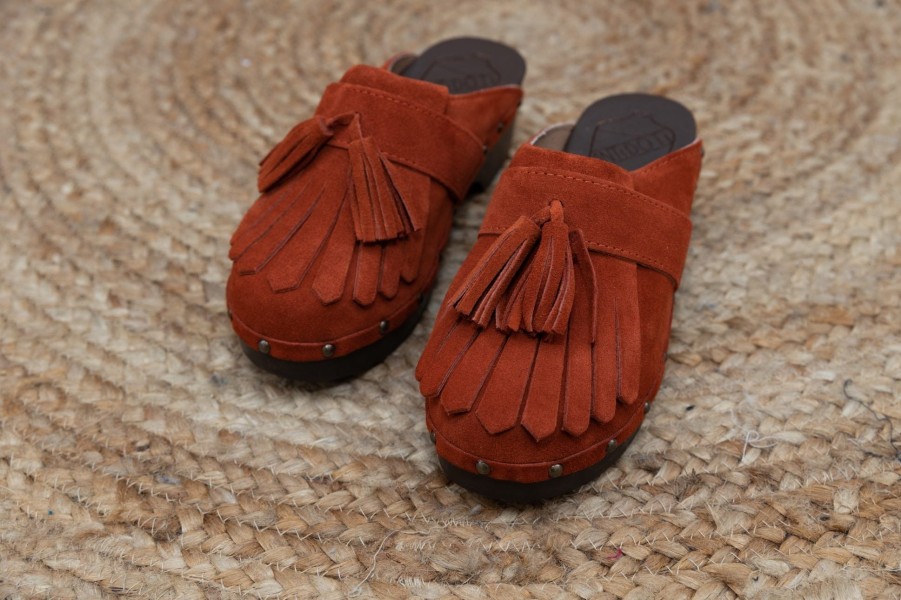 Antidoti Frangyna Velour Zucca Clogs Online