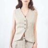 ByAdushka Delfino Latte Vest Wholesale