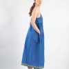 Injiri Injiri Jodhpur-123 Cobalt Cotton Slip Dress Clearance