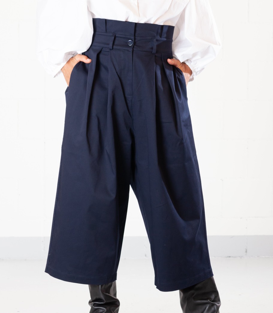 ByAdushka Mega Navy Trousers Clearance