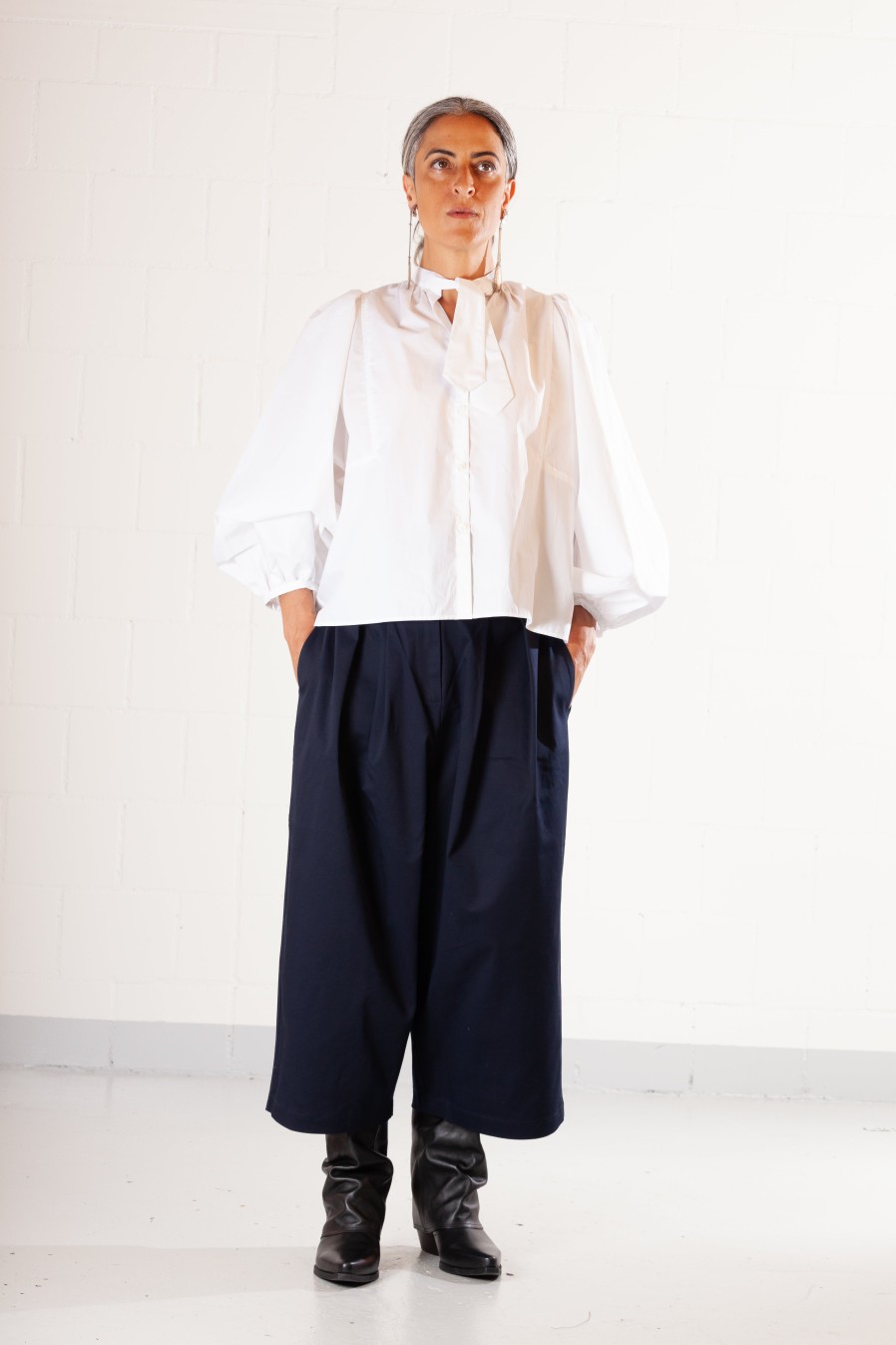 ByAdushka Mega Navy Trousers Clearance