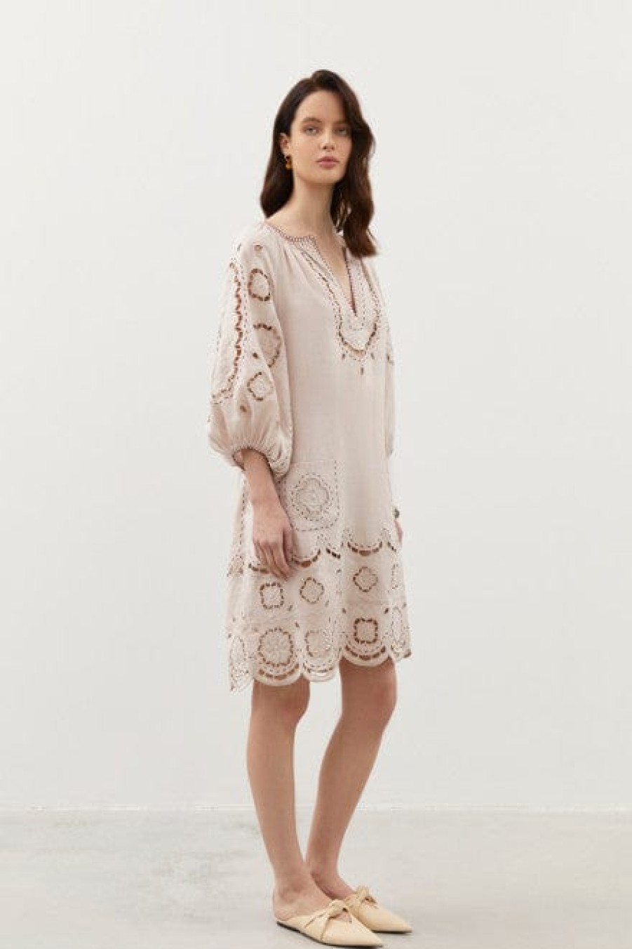 My Sleeping Gypsy Nude Merezhivo Short Dress - My Sleeping Gypsy Online