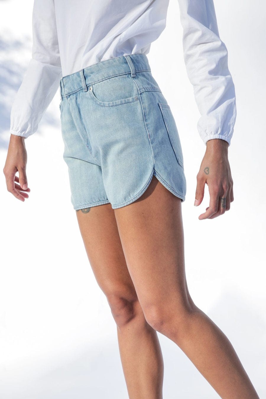 Happy Haus Happy Haus Le Short In Light Blue Best