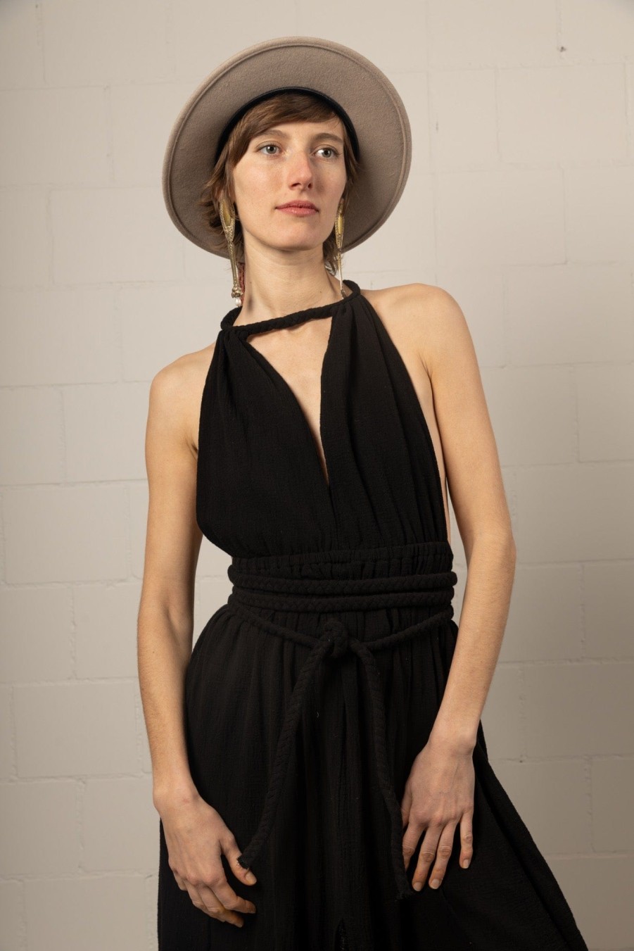 Spiritum Tulum Black Itzia Dress - Spiritum Tulum Wholesale