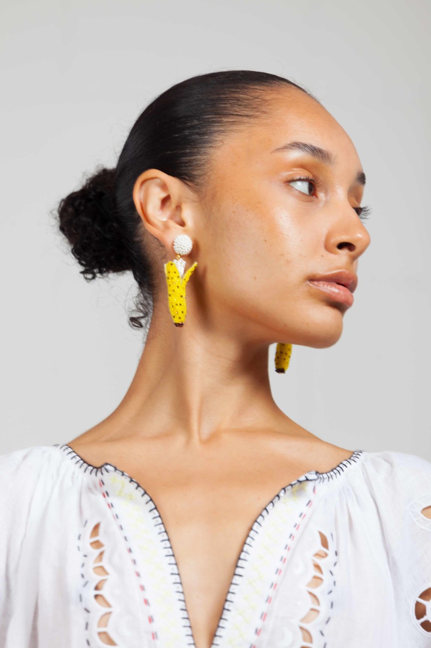 Olivia Dar Banana Earrings Best