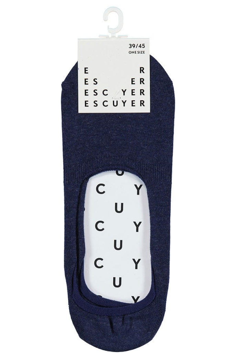 Escuyer Blue Melange Invisible Socks - Escuyer Online