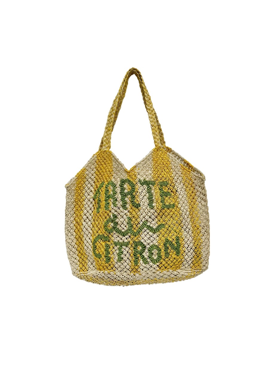 The Jacksons The Jacksons Drew Tarte Au Citron Jute Bag New