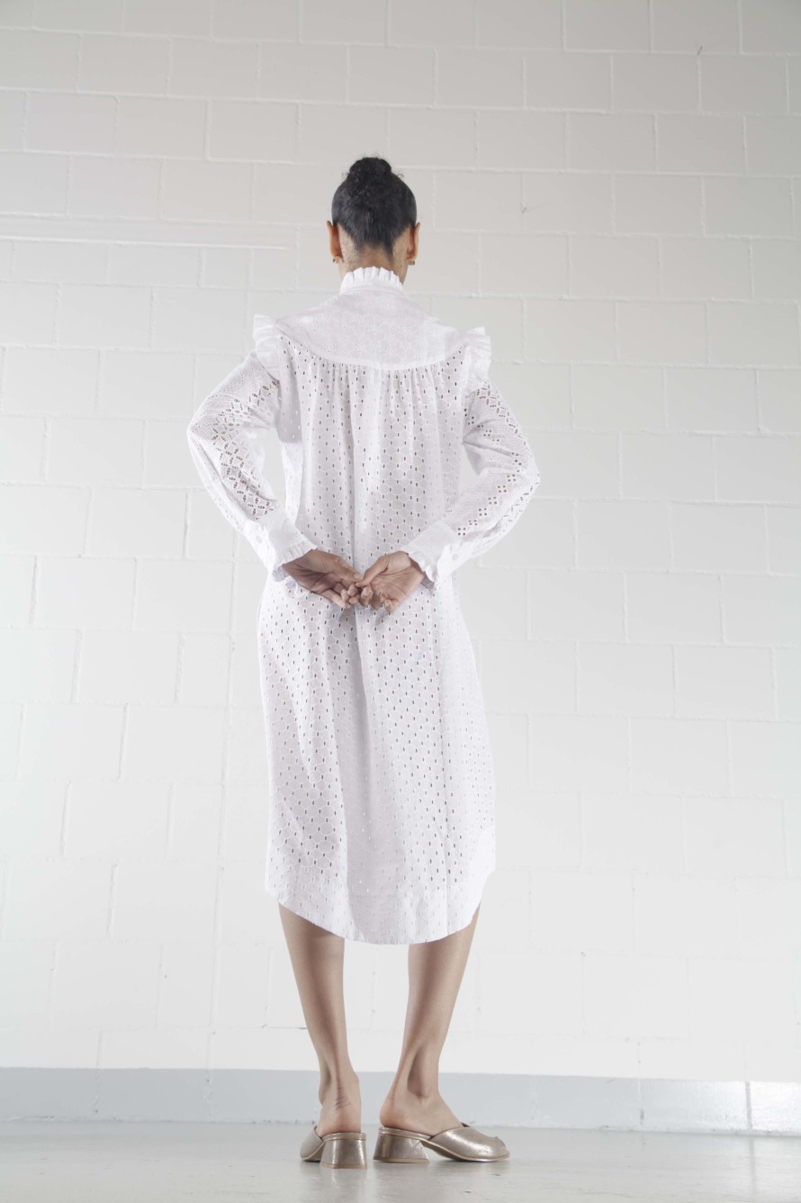 Odile Coco Oversized-Shirt Circles Dress Online