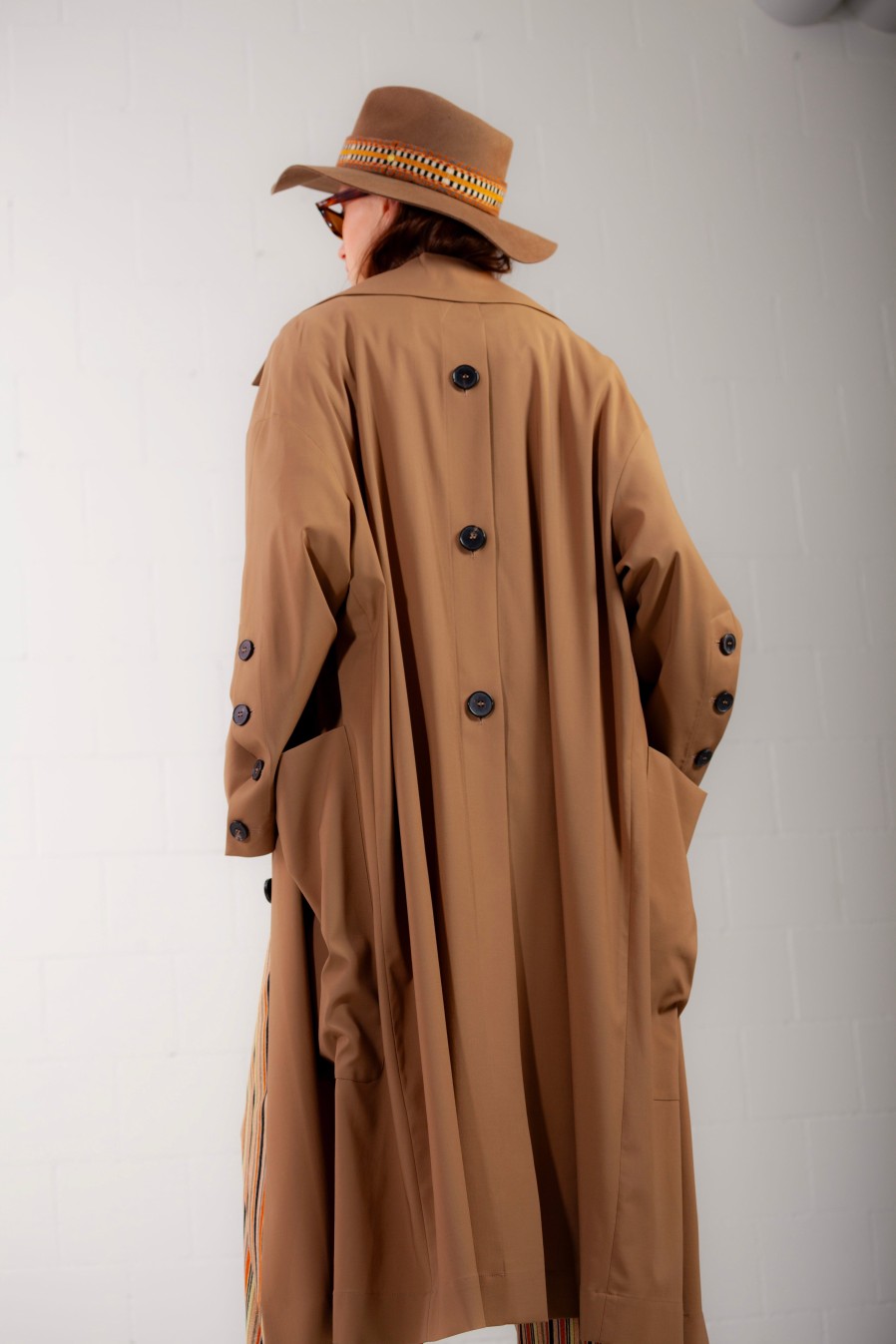 Phisique Du Role Bengalina Khaki Spolvero Trench Coat Clearance