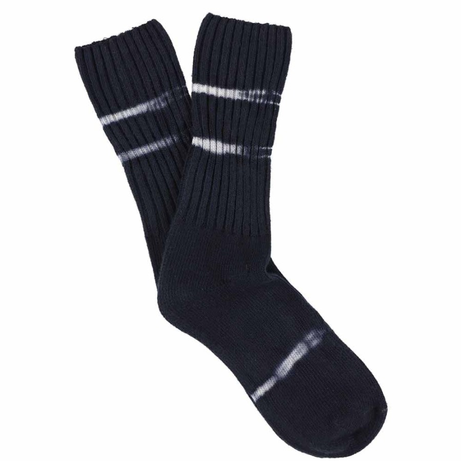 Escuyer Men Indigo Dyed Socks - Escuyer Hot