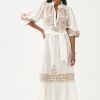 Antik Batik Neil Hand-Embroidered Maxi Dress Online