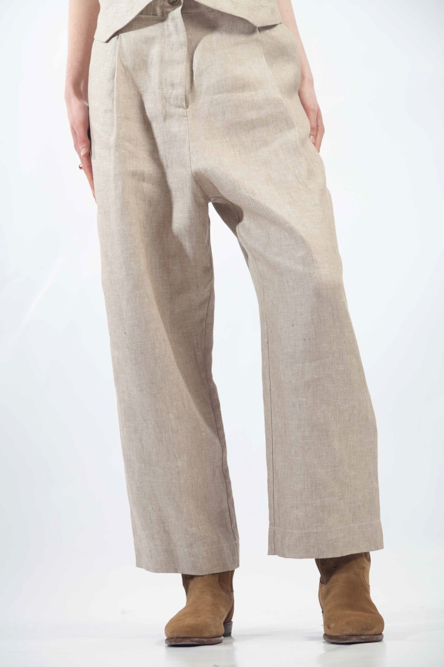 ByAdushka Delfino Latte Pantalone Clearance