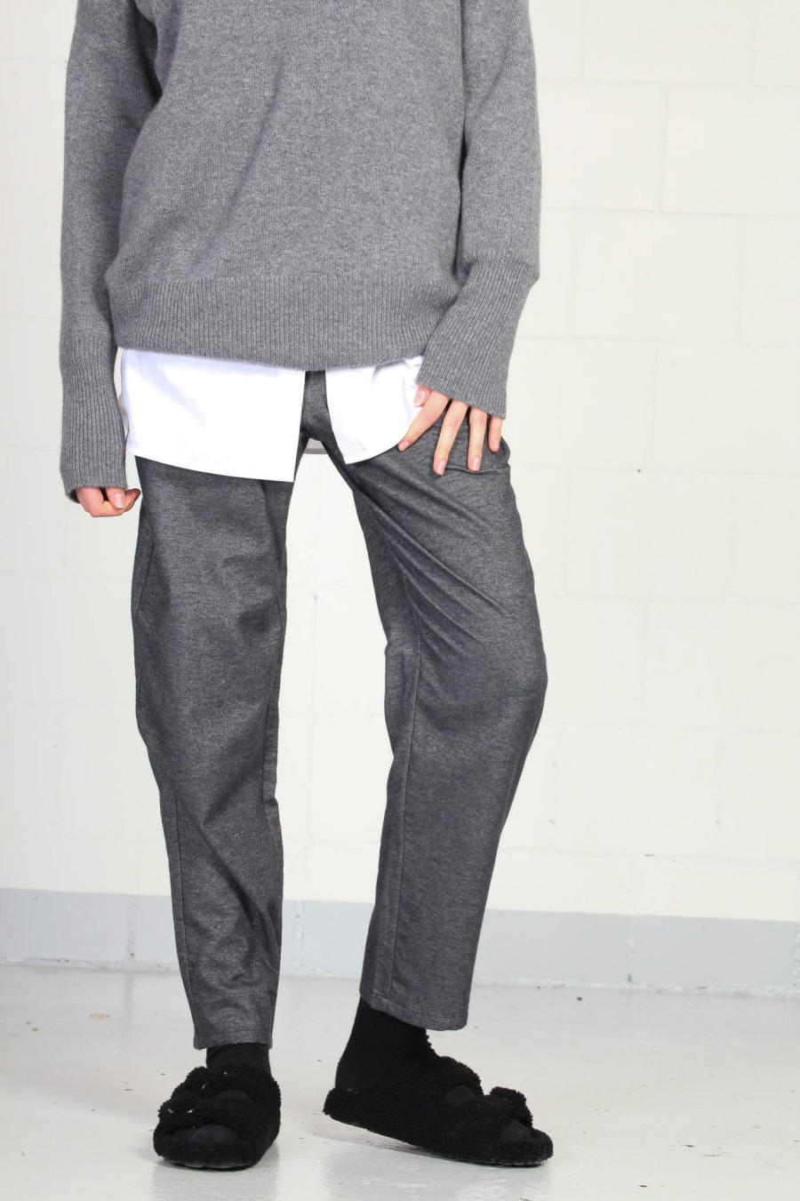 By Adushka Pepper Grey Trousers Hot