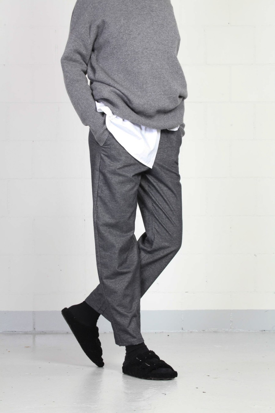 By Adushka Pepper Grey Trousers Hot