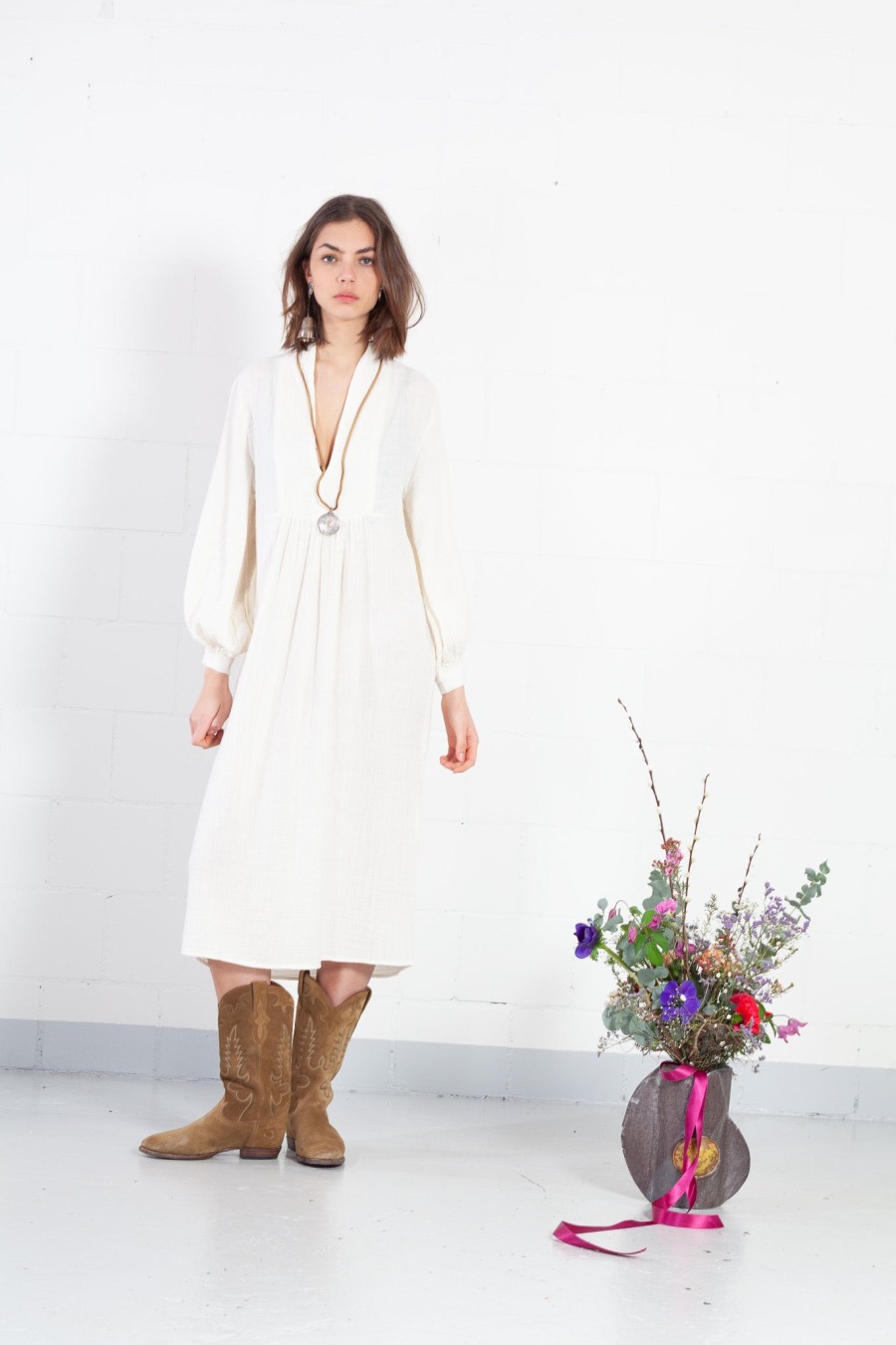 Anaak Anna Shawl Collar Dress Hot