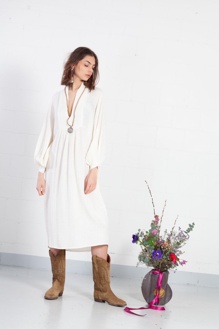 Anaak Anna Shawl Collar Dress Hot