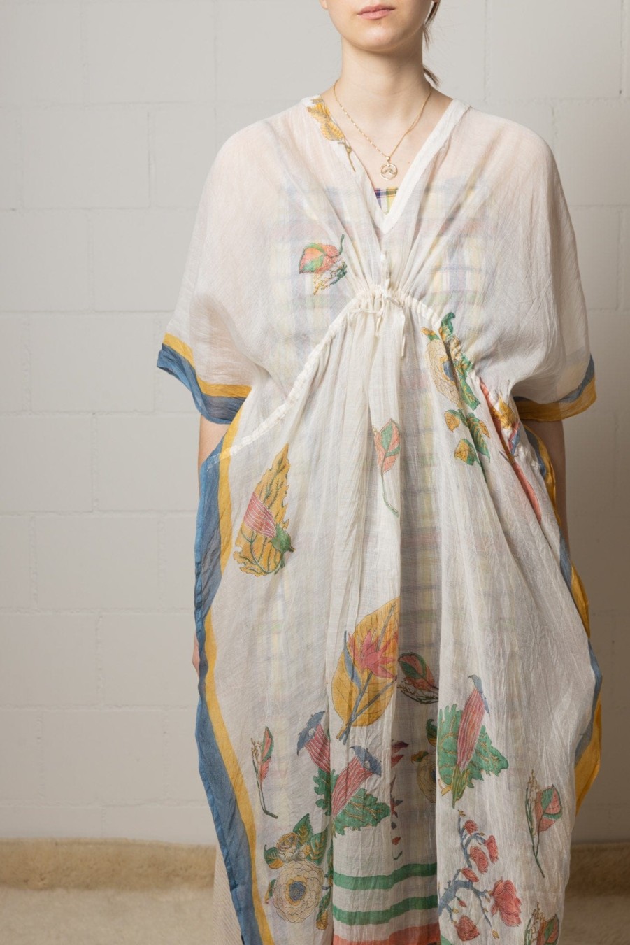 Injiri Block Hand Printed Rasa Kaftan - Injiri Wholesale