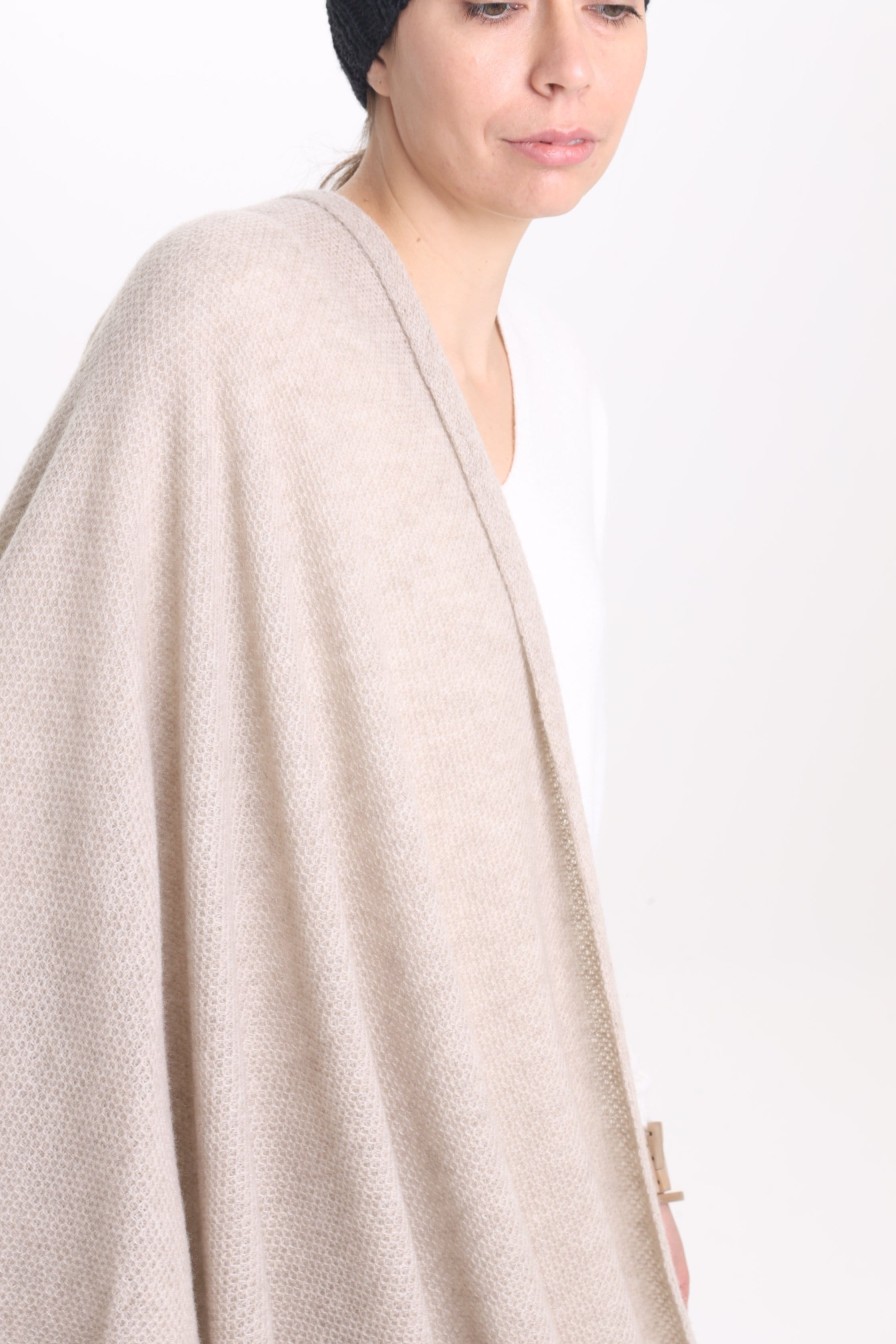 The Key Tō Dean Cashmere Scarf Sand - The Key To Dean New