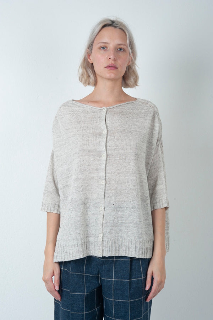 Phisique Du Role Over Linen Cardigan Clearance