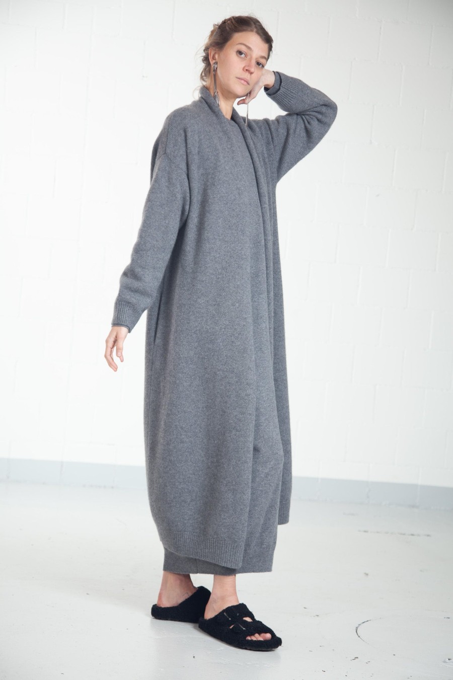 ByAdushka Melange Grey Cashmere Dress Best