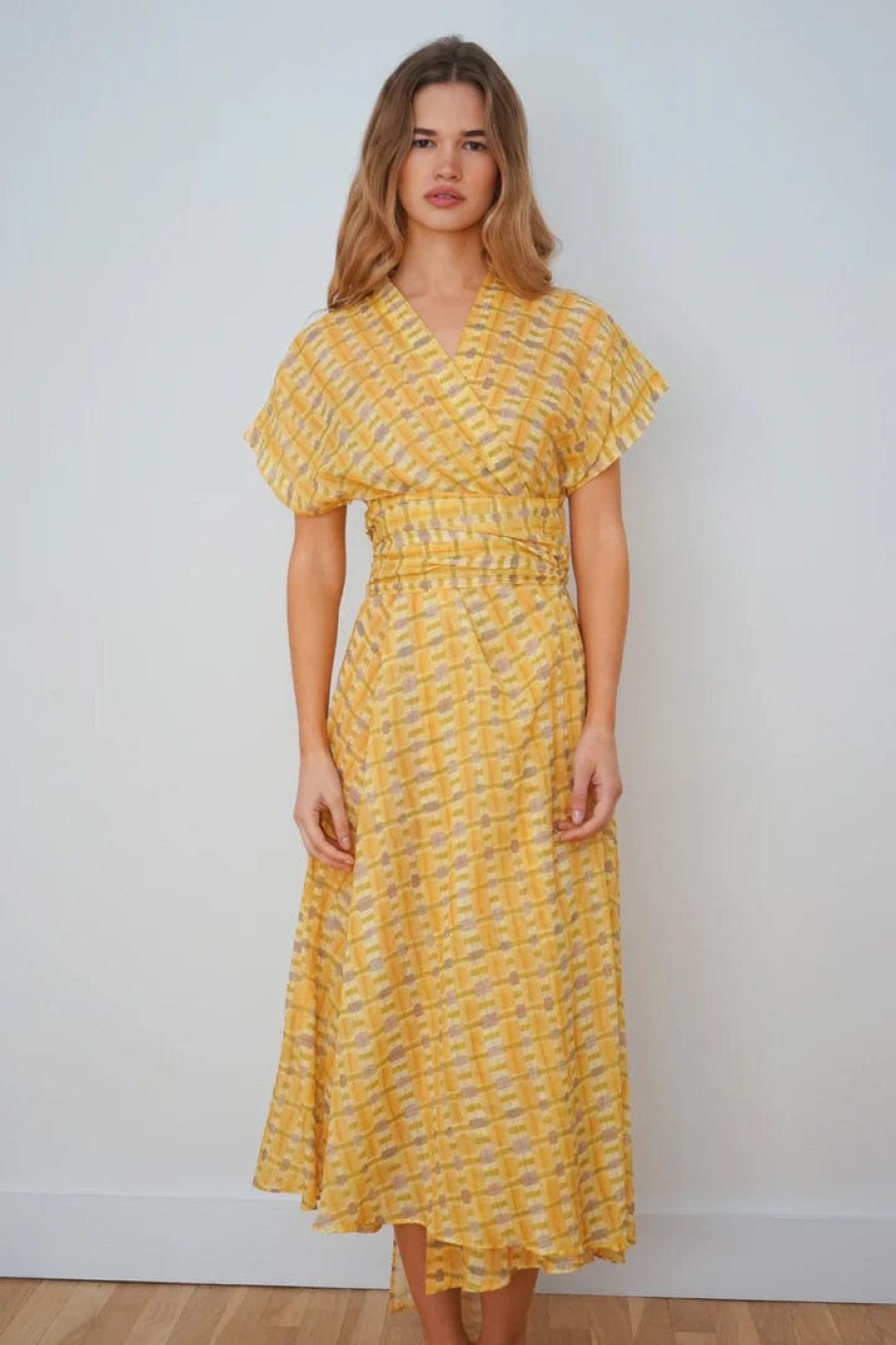 Romualda Essaouira Rito Dress In Yellow - Romualda Hot