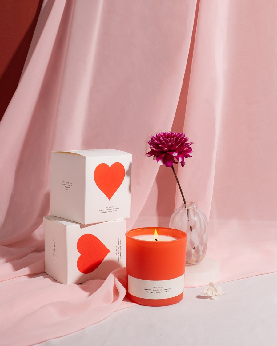 Brooklyn Candle Studio Brooklyn Candle Studio Love Potion Limited Edition Red Glass Candle Wholesale