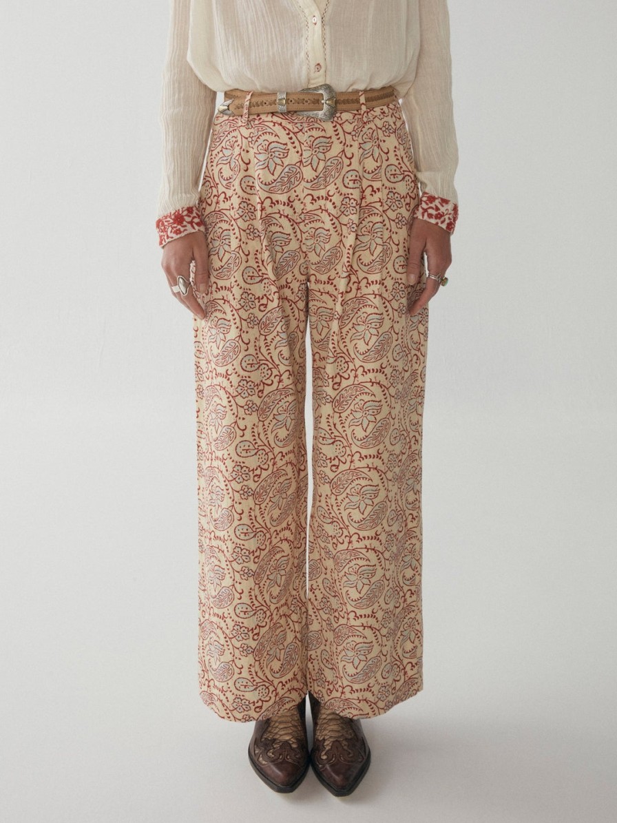 Maison Hotel Maison Hotel Indira Elvis Paisley Pant - Byadushka Online