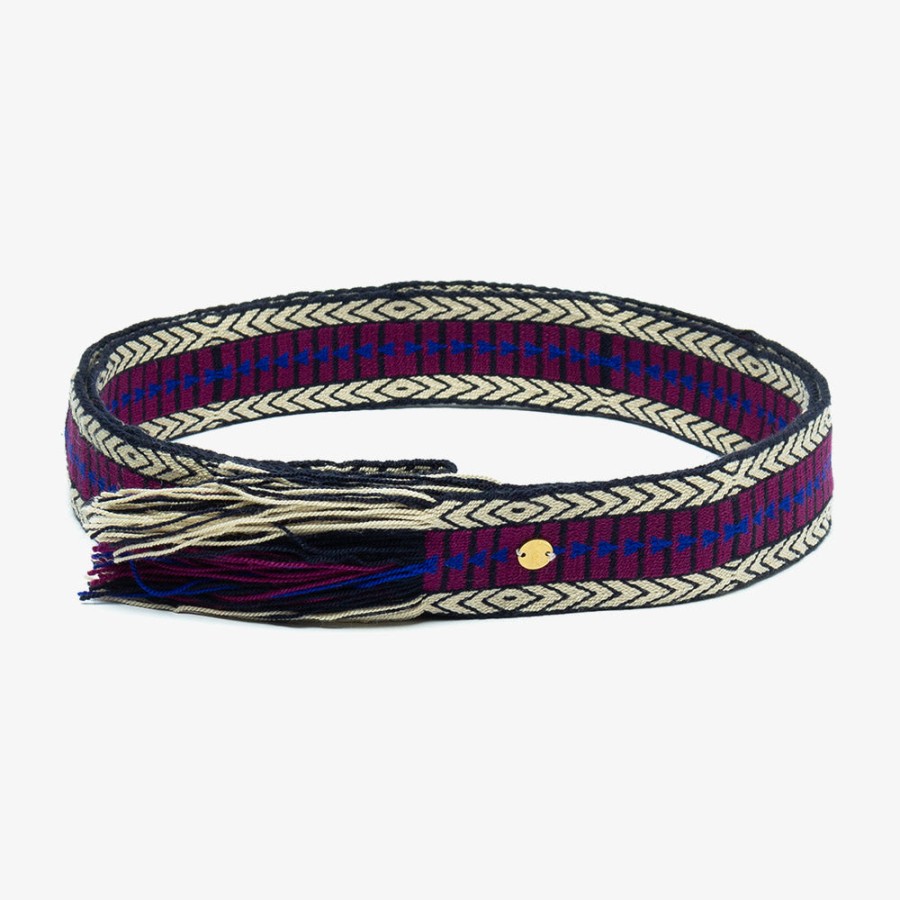 Guanábana Gatineau Belt With Fringes Clearance