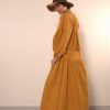 Happy Haus Happy Haus La Robe Nuage In Ochre Hot