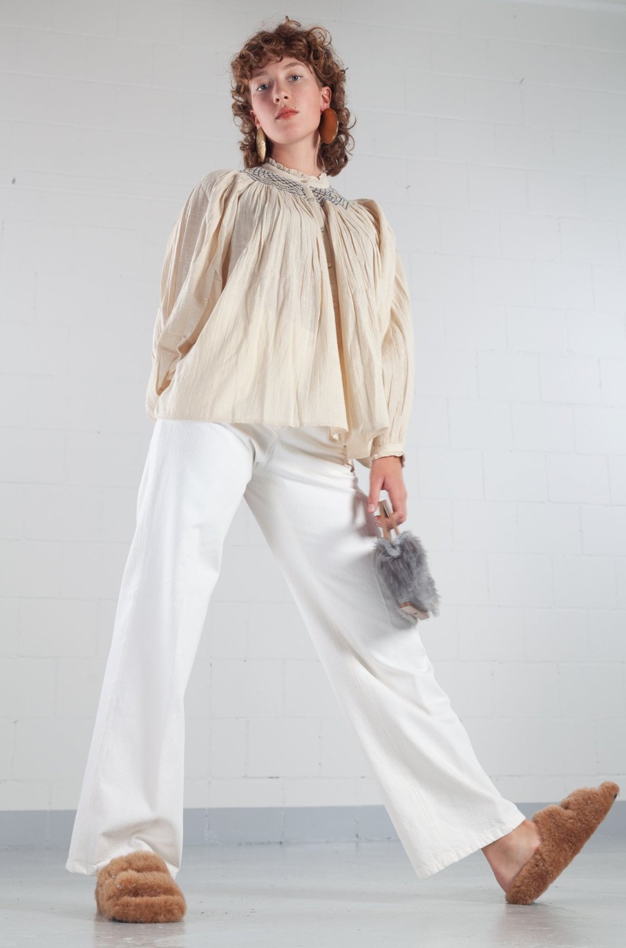 Balia 8.22 Latte Cotton Trousers Hot