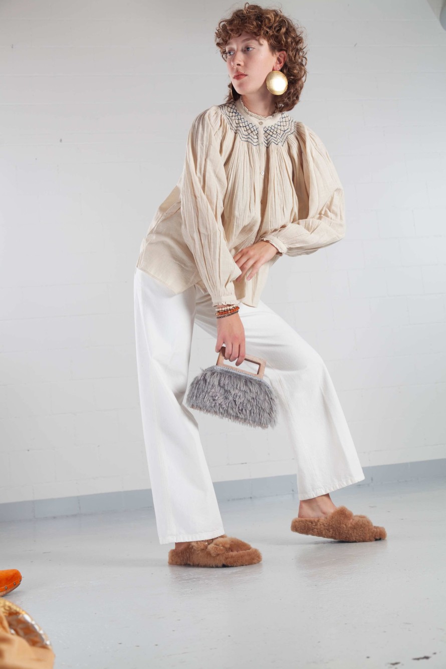 Balia 8.22 Latte Cotton Trousers Hot