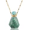 The Goddess Collective Amazonite Perfume Bottle Necklace Wholesale