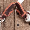 ByAdushka Russet Handmade Shearling Gloves Hot