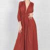 Spiritum Tulum Terracota Carlota Dress Hot