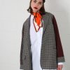 Elle Remodelista Andrea Checkered Jacket Clearance