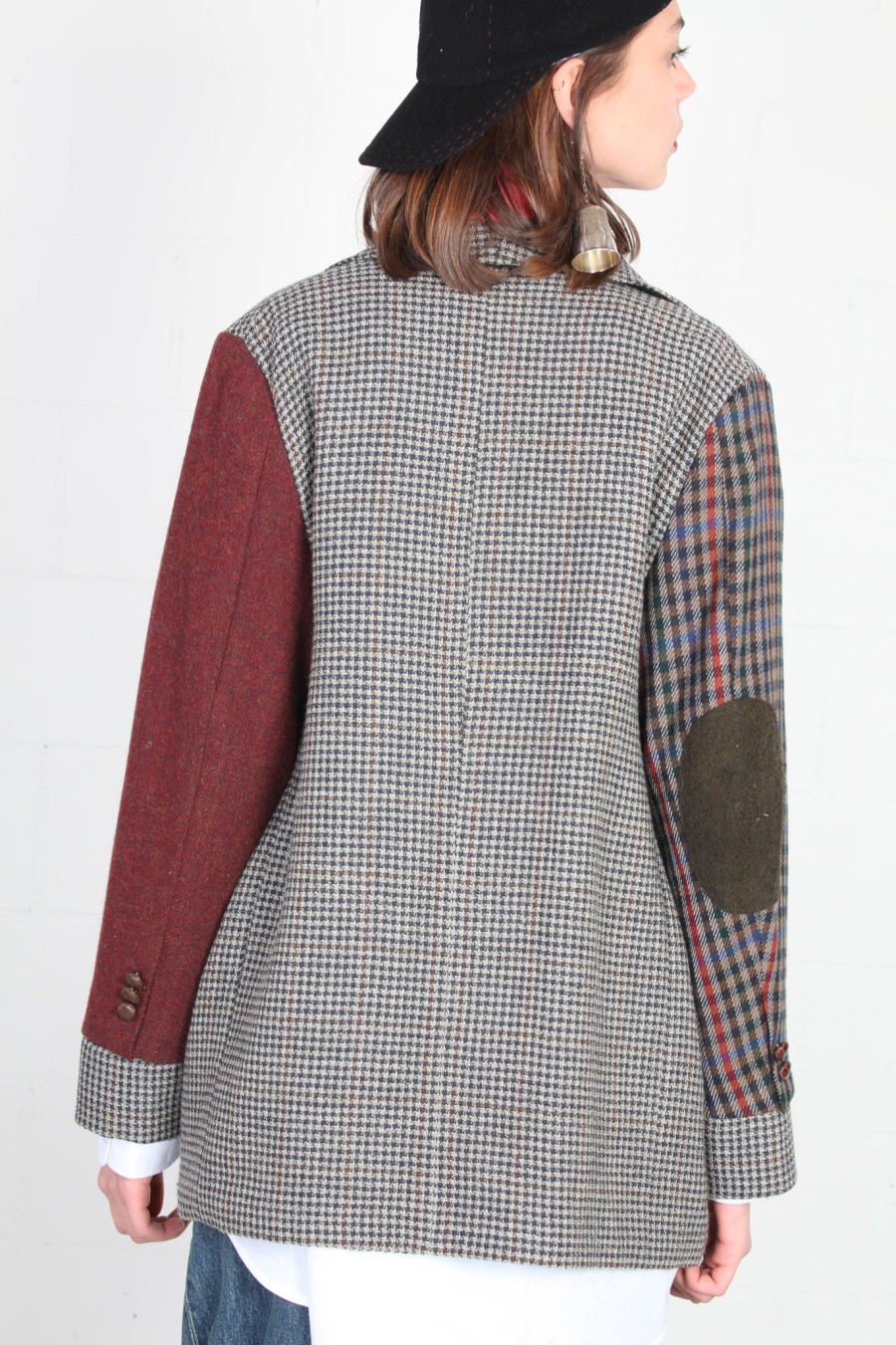 Elle Remodelista Andrea Checkered Jacket Clearance