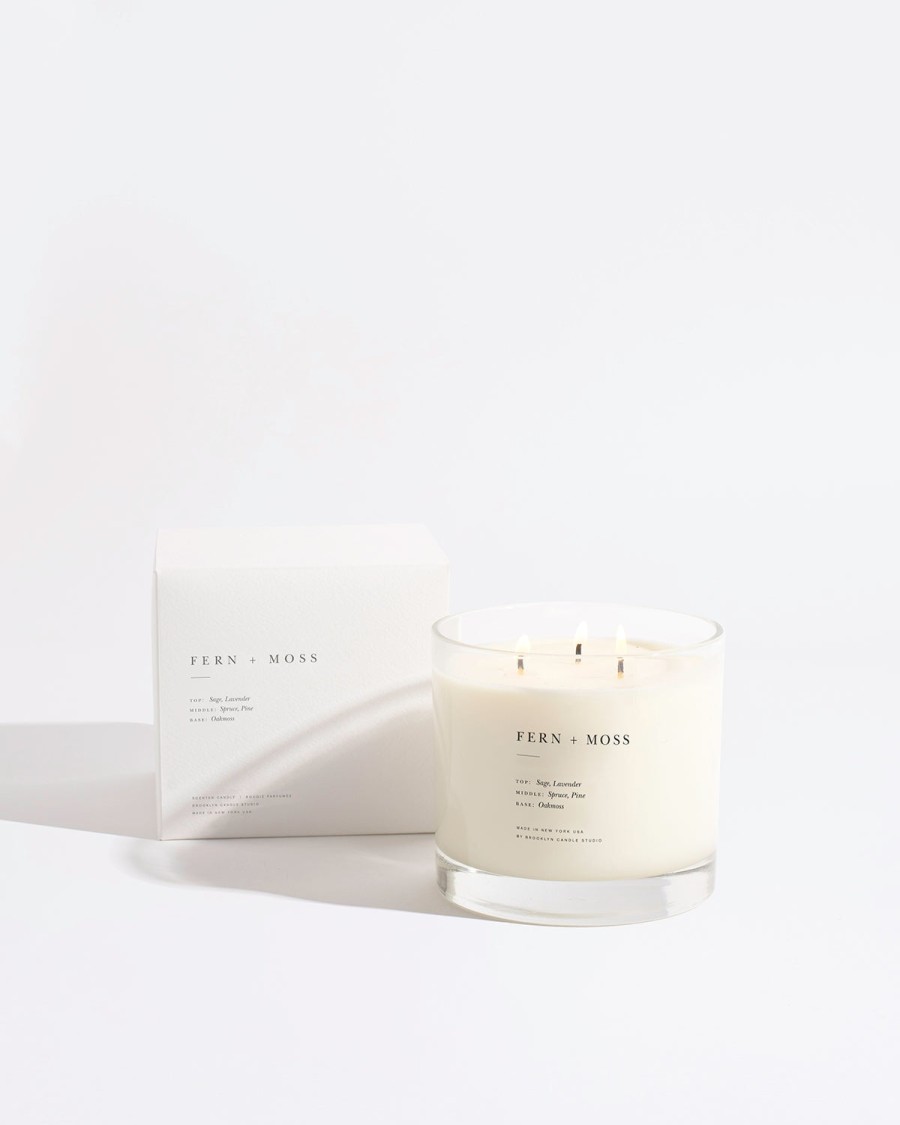 Brooklyn Candle Studio Brooklyn Candle Studio Fern + Moss Maximalist 3-Wick Candle Clearance