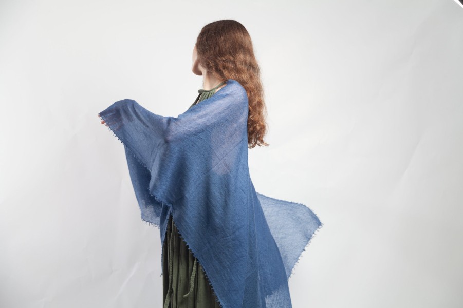 Mirror in the Sky Woven Azurite Plain Cape Online