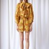 The Label Edition Maeva Shorts Yellow Bloom - The Label Edition Online