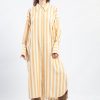 By Adushka Maldive Ochre Oversize Shirt Dress - Byadushka Best