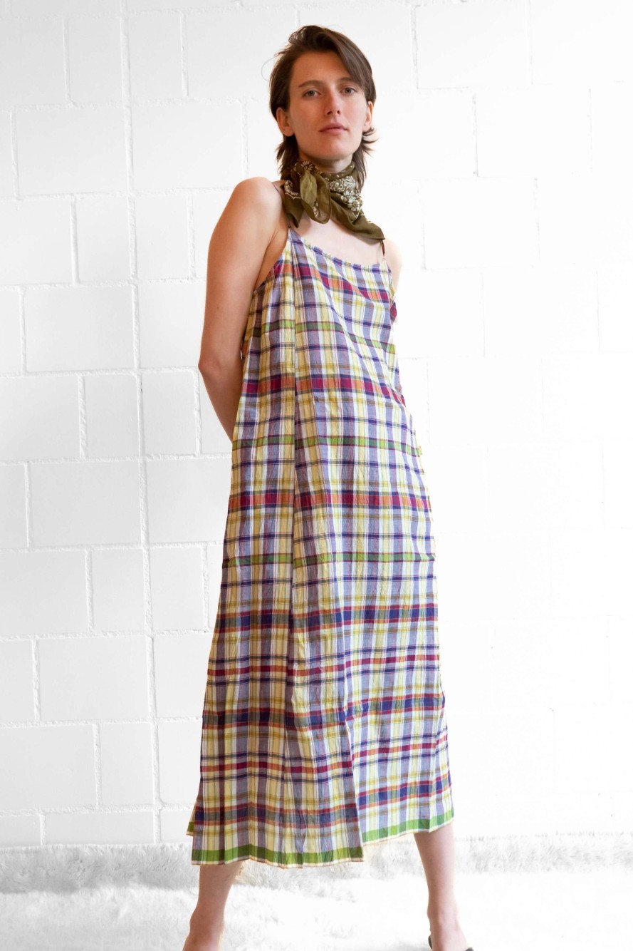 Injiri Checked Rasa Slip Dress - Injiri Online