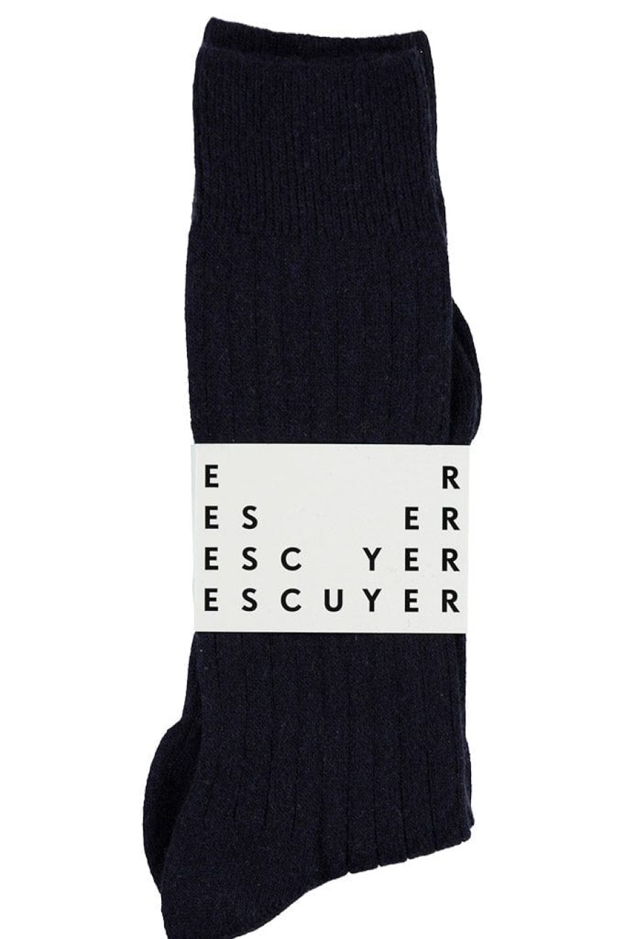 Escuyer Cashmere Socks Navy - Escuyer Wholesale